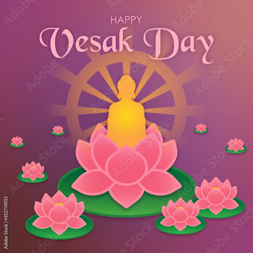 Vesak Day vector