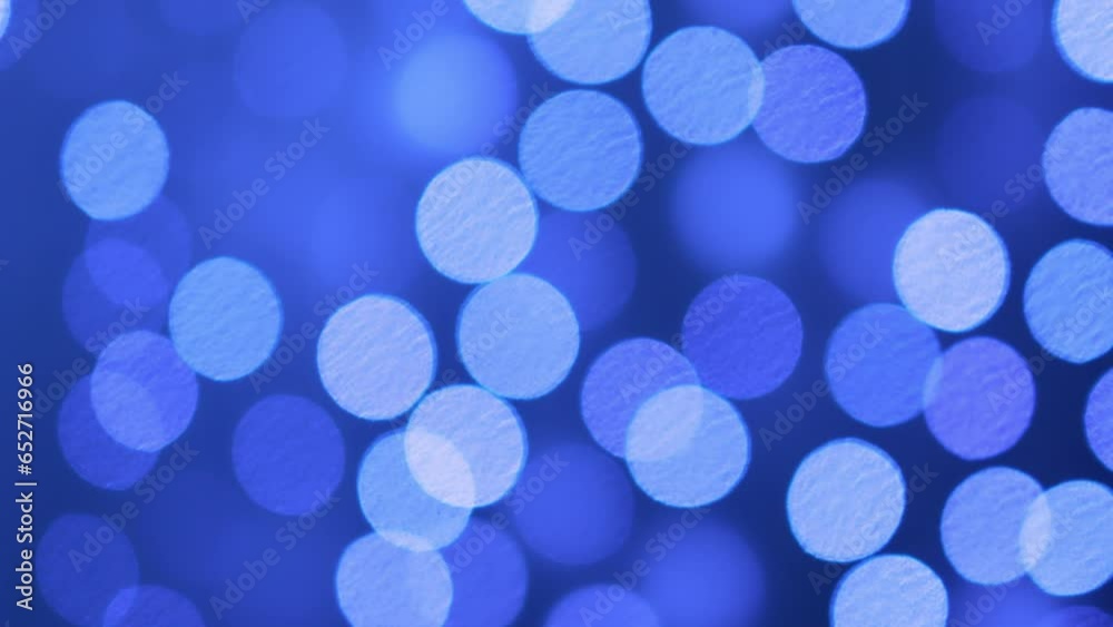 Blue bokeh. Blue background with circles.