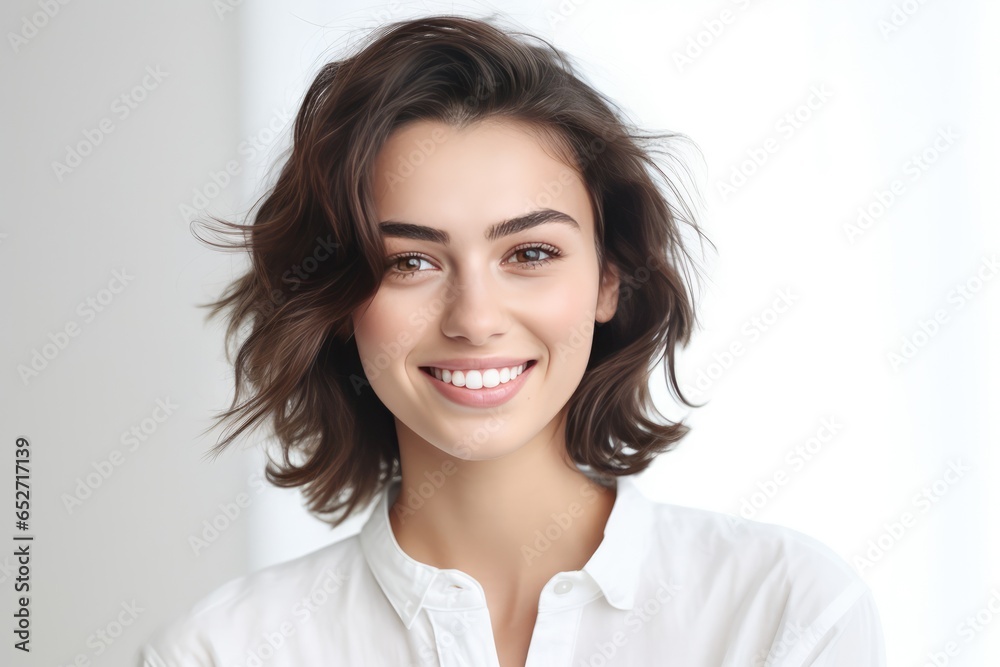 A Fictional Character Created By Generative AI.Beautiful Smiling Woman A Fictional Character Created By Generative AI.Beautiful Smiling Woman