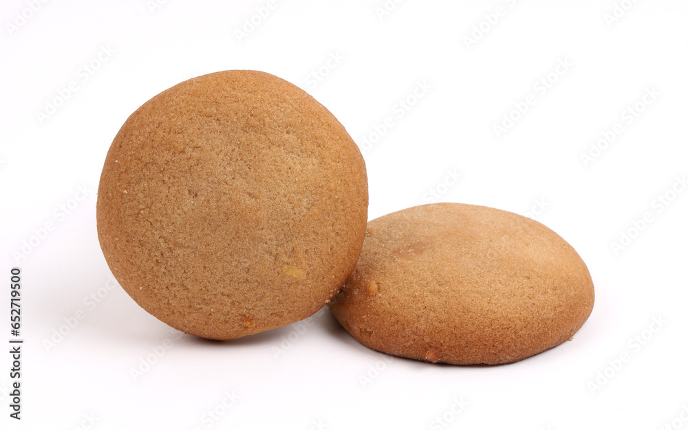 Chocolate filled cookies on white, loaded with chocolate inside Chocolate filled cookies on white, loaded with chocolate inside