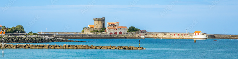 Panoramic view of the Fort of Socoa in Ciboure, France 