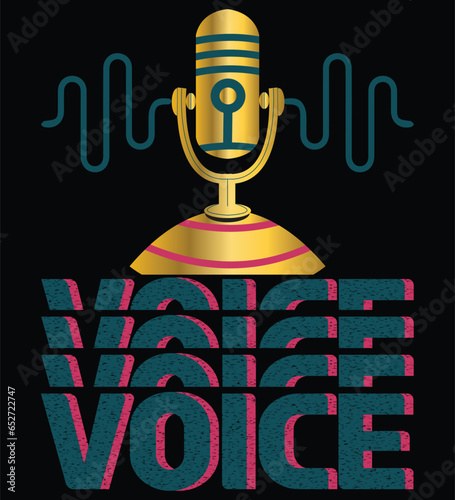 Render of a person with a microphone