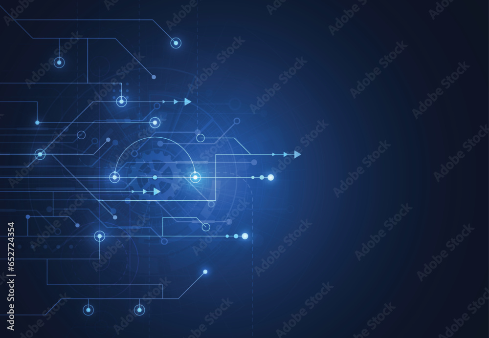 Abstract digital background with technology circuit board texture. Electronic motherboard illustration. Communication and engineering concept. Vector illustration Abstract digital background with technology circuit board texture. Electronic motherboard illustration. Communication and engineering concept. Vector illustration