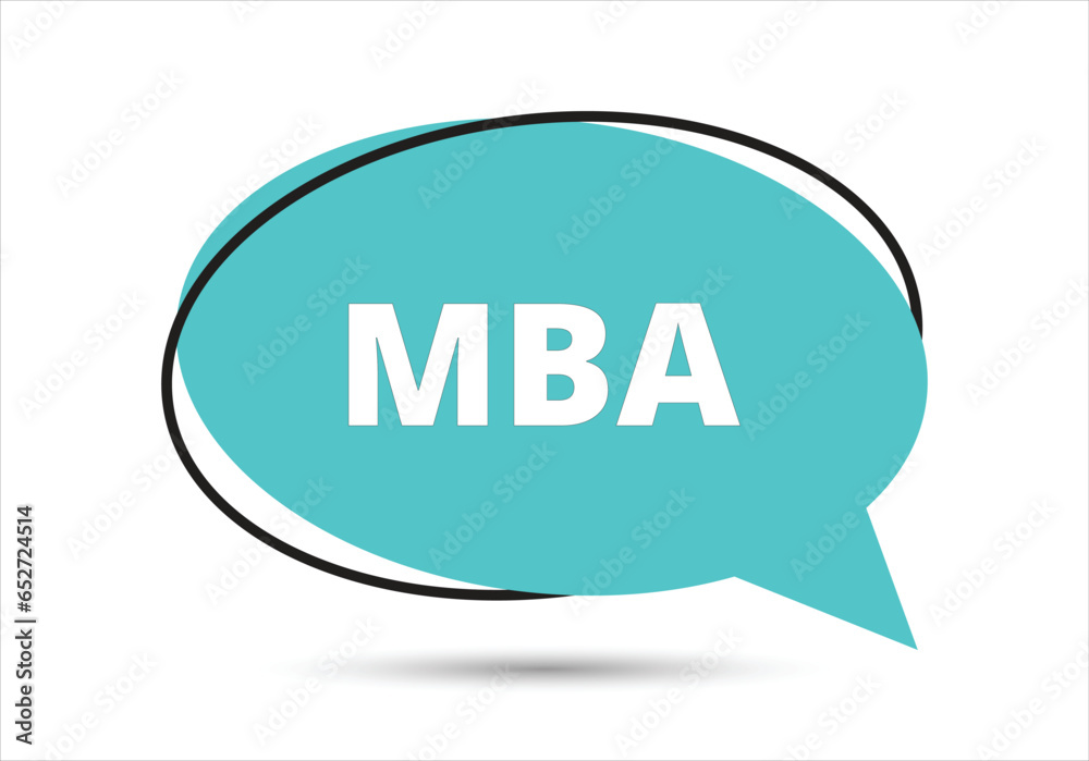 MBA speech bubble text. Hi There on bright color for Sticker, Banner and Poster. vector illustration. MBA speech bubble text. Hi There on bright color for Sticker, Banner and Poster. vector illustration.