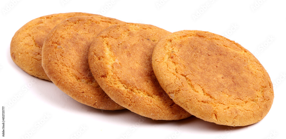 Coconut biscuits on white background, new angles Coconut biscuits on white background, new angles