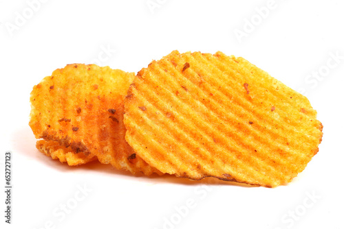 its snacks time, chips, kurkure on white background