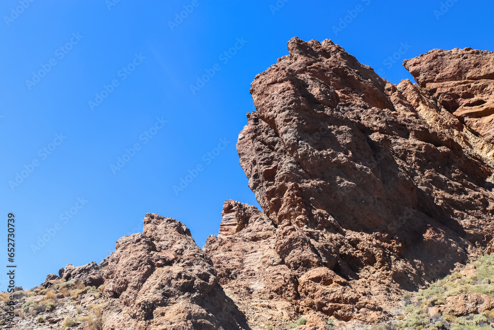 The Roques de Garcia rock formations on the Canary Island of Tenerife.