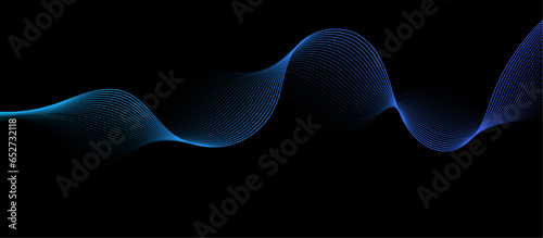 abstract wave line colorful gradient background big set collection. flowing wave particles. Digital future technology concept.