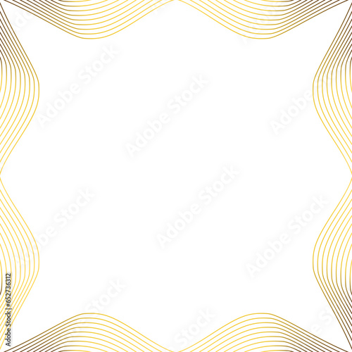 elegant gold floral frame