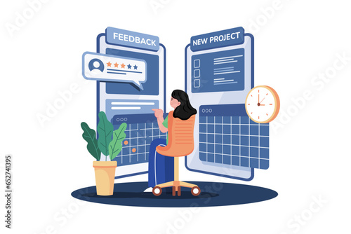 Insurance company using customer feedback to improve insurance products and policies.