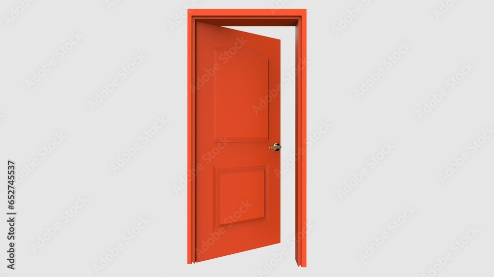 isolated door illustration 3d rendering isolated door illustration 3d rendering
