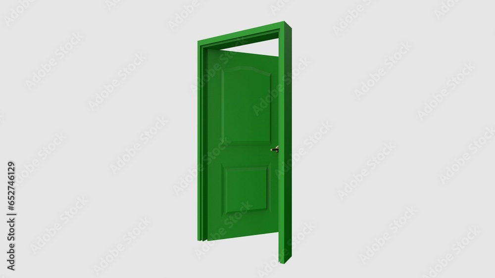isolated door illustration 3d rendering isolated door illustration 3d rendering
