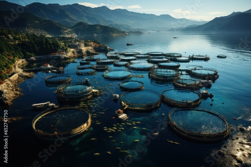 Sea fish farm © nataliya_ua