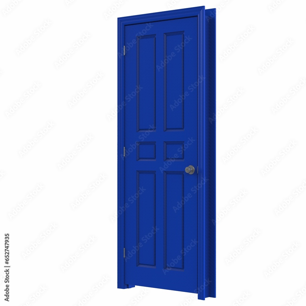 open isolated door closed 3d illustration rendering open isolated door closed 3d illustration rendering