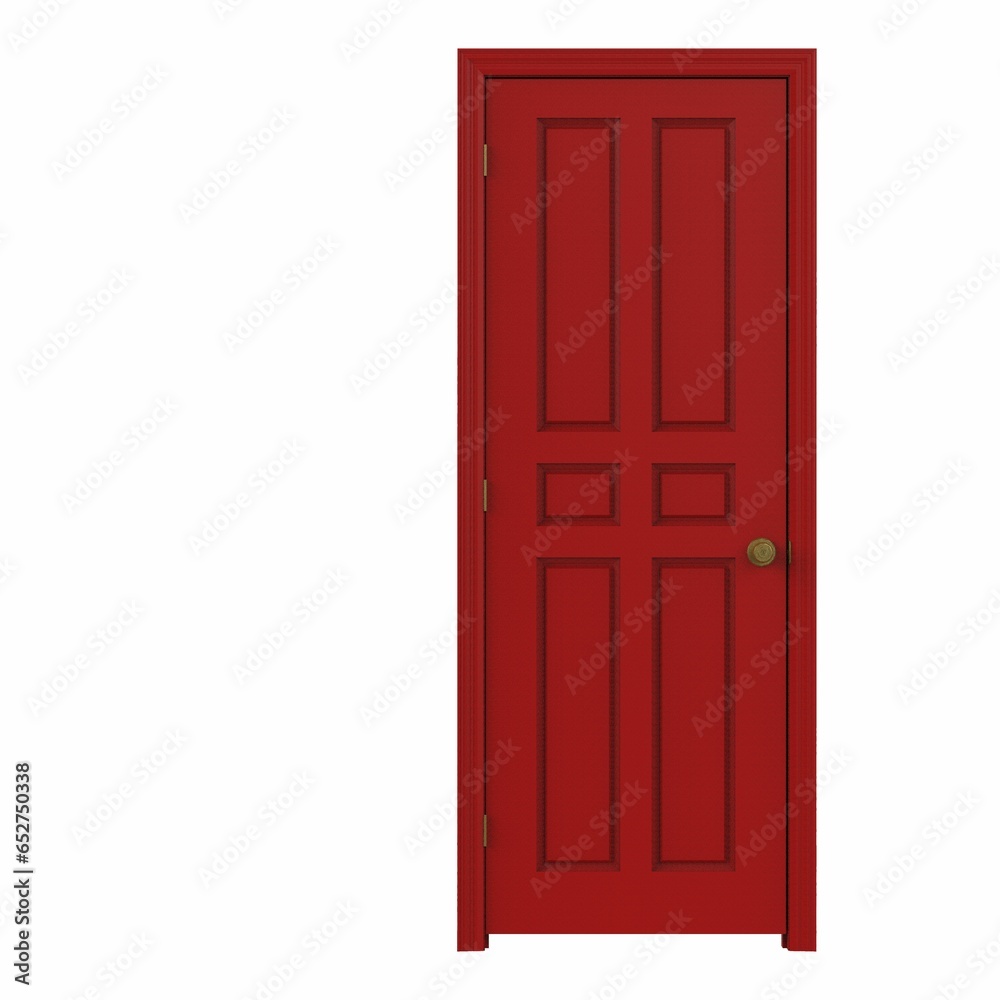 open isolated door closed 3d illustration rendering open isolated door closed 3d illustration rendering