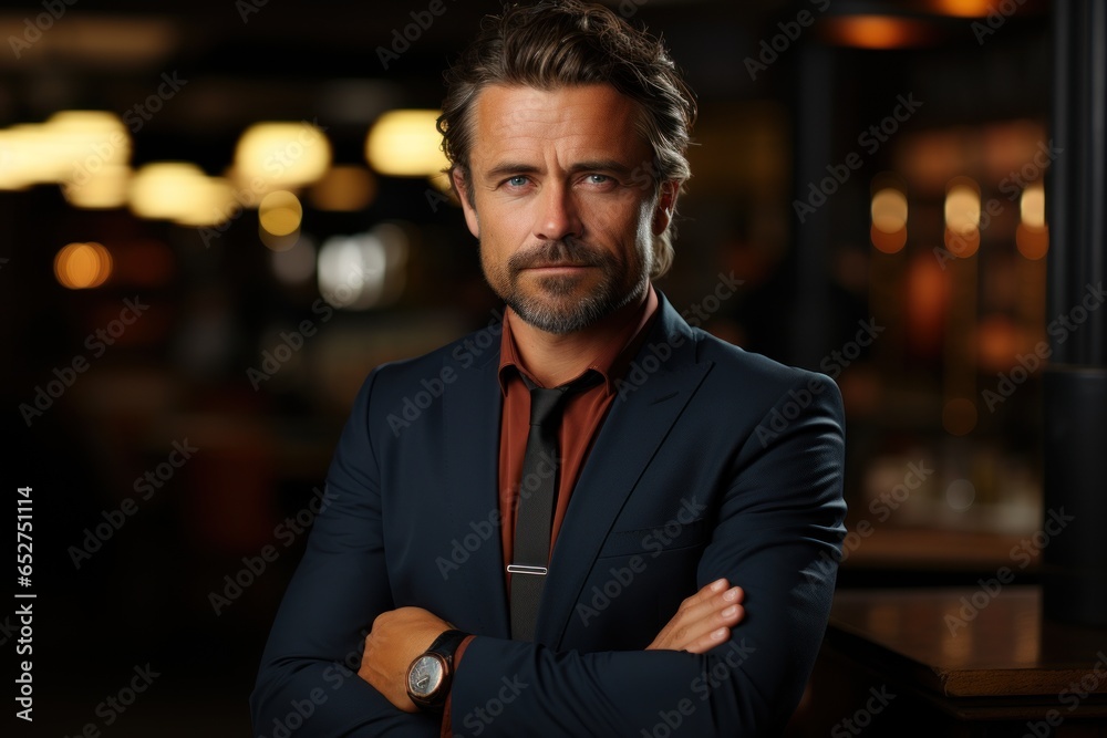 Fototapeta premium businessman in suit