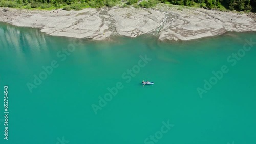 Oeschinen lake in Switzerland