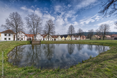 Holasovice village - parrt of UNESCO world heritage photo