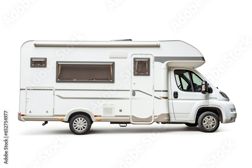 Camper on a white background