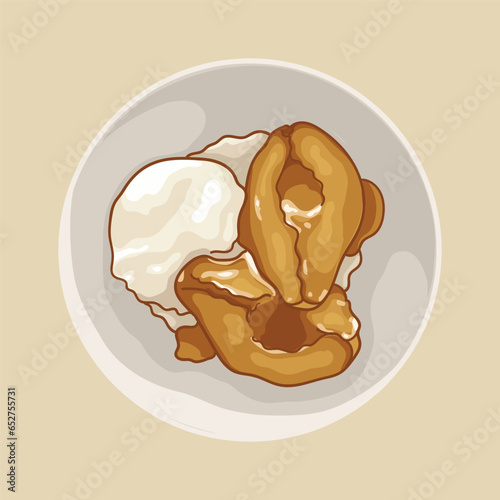 Baked pears. Desserts from autumn fruits
