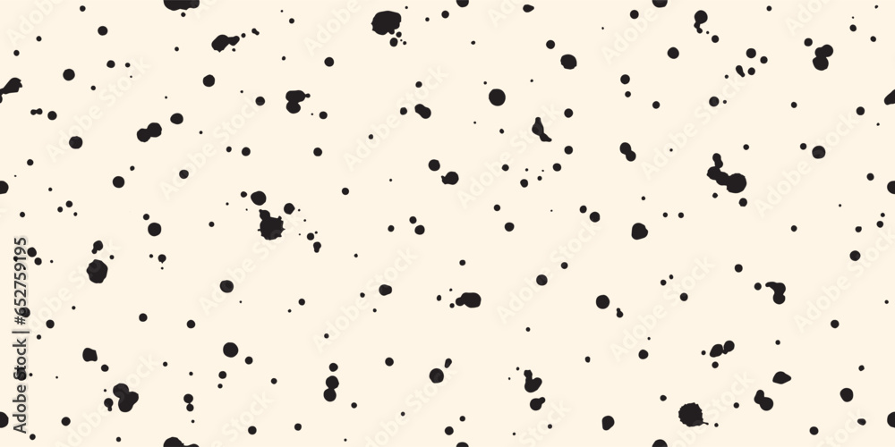 Splashes, ink blots, blobs, stains seamless vector pattern. Abstract monochrome background. Black and white hand drawn artistic texture. Chaotic paint spots, specks, uneven dots, spray backdrop. Splashes, ink blots, blobs, stains seamless vector pattern. Abstract monochrome background. Black and white hand drawn artistic texture. Chaotic paint spots, specks, uneven dots, spray backdrop.