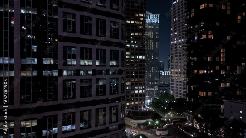 Down Town Los Angeles Arial Shot Down Town Los Angeles Arial Shot
