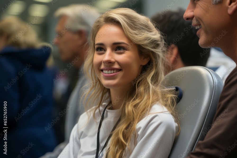 Dentist educating patients on the importance of regular dental check ups, Generative AI Dentist educating patients on the importance of regular dental check ups, Generative AI