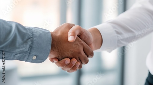 businessmen handshake in the office