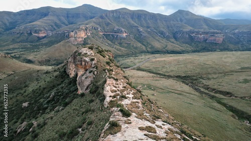The Maluti Mountains in the Drakensberg near Clarens, Free State, South Africa. photo