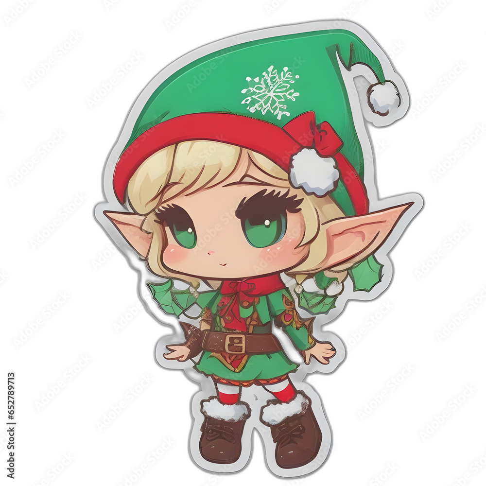 cute elf x christmas
