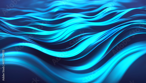 blue graphic water waves abstract dark fluid background