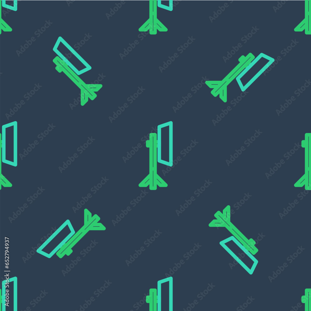 Line Studio light bulb in softbox icon isolated seamless pattern on blue background. Shadow reflection design. Vector Line Studio light bulb in softbox icon isolated seamless pattern on blue background. Shadow reflection design. Vector