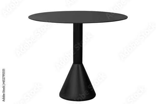Round coffee steel table