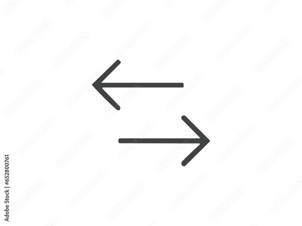 arrow icon on white background vector symbol arrow icon on white background vector symbol