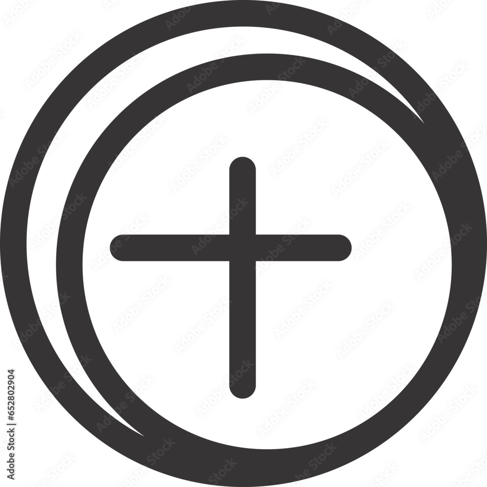 Obraz premium circle icon with different design inside 