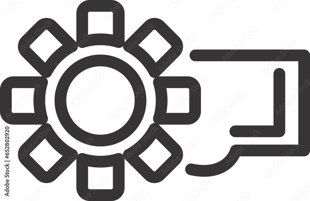round abstract flower icon flat vector round abstract flower icon flat vector