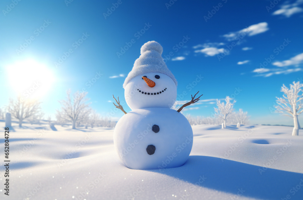 Obraz premium Snowman