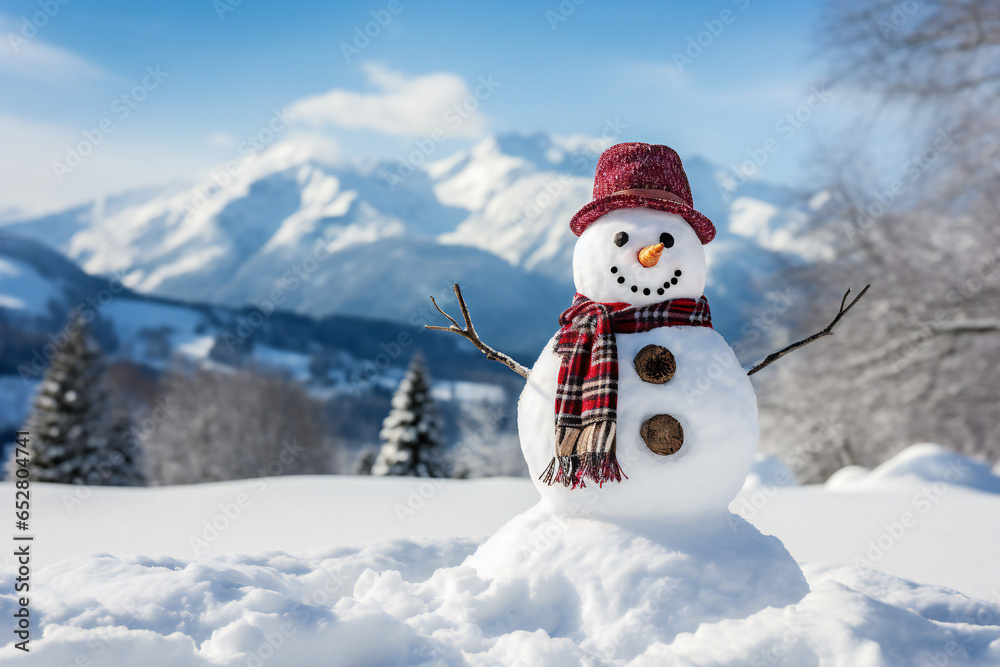 Obraz premium Snowman