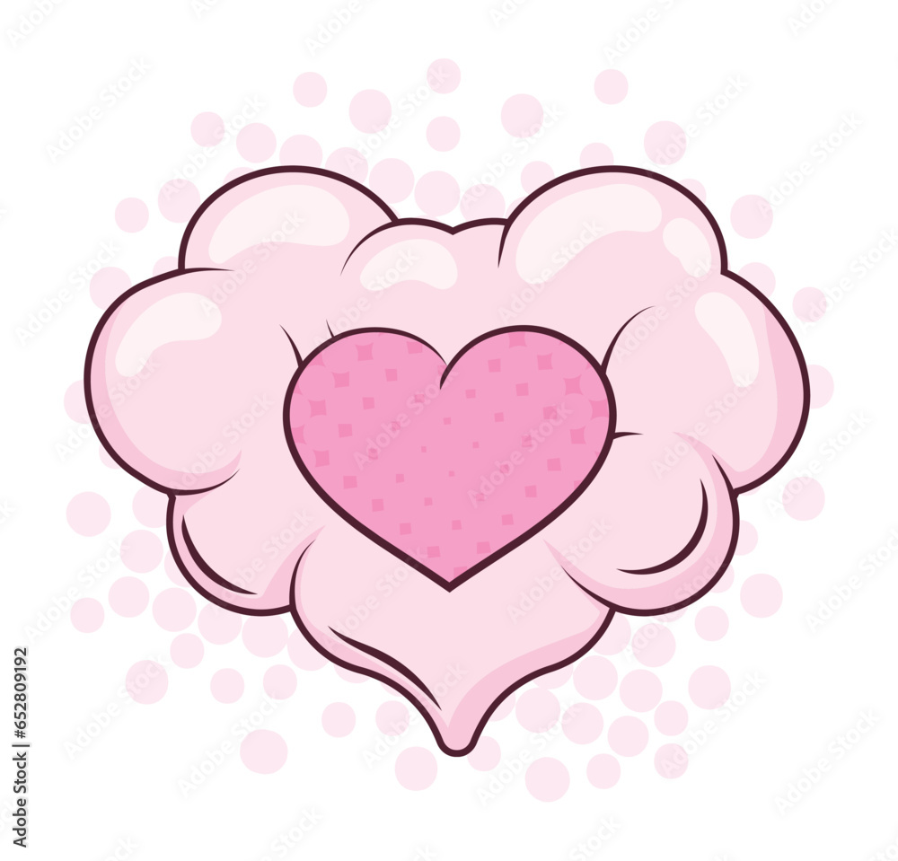 love pop art and cloud love pop art and cloud