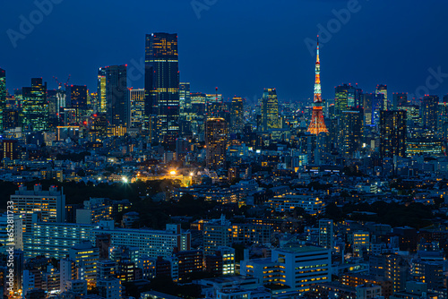 恵比寿から見た東京の夜景
