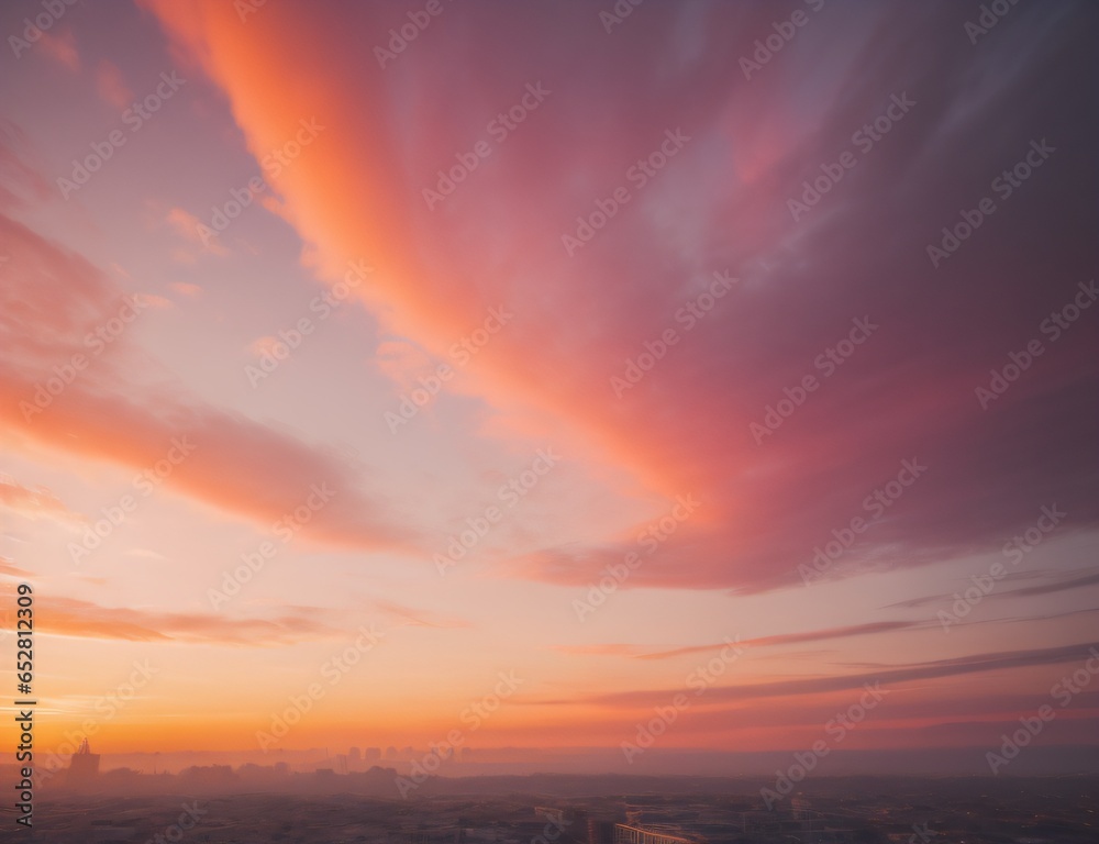 Fototapeta premium A Gorgeous Watercolor of the Sky