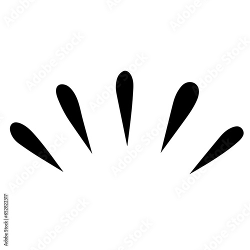 фотографія cartoony expression sign doodle, curve directional arrow