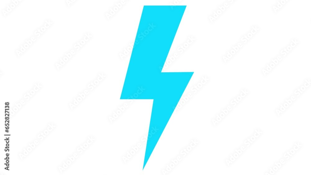 Animated blue symbol of lightning. Energy icon of power. Electric flash. Vector illustration isolated on white background.
Animated blue symbol of lightning. Energy icon of power. Electric flash. Vector illustration isolated on white background.