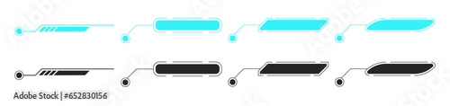 blank call out template futuristic minimalist, television overlay stream hologram, hud display simple