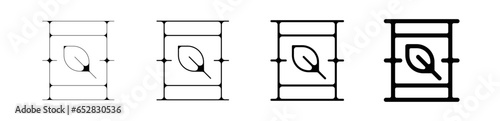 Pictogramme icones et symbole jerrican essence écologie 