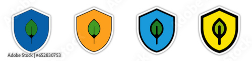 Planète terre sécurité bouclier pictogramme signe et symbole logo label
