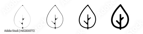 Pictogramme icone et symbole logo feuille écologie verte