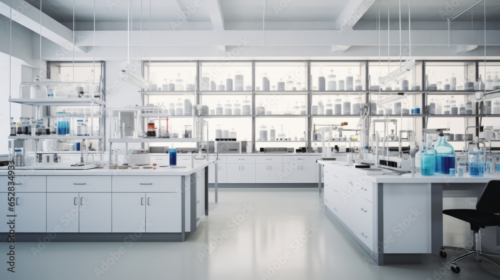 empty laboratory of modern scientific research, empty laboratory of modern scientific research,