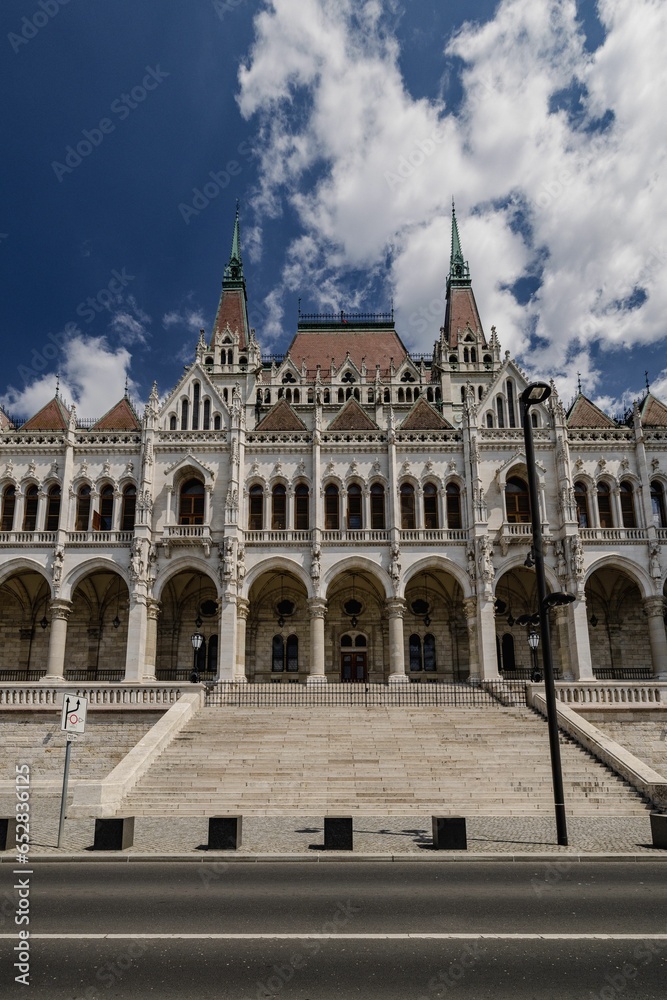 Hungarian Parliament Building in Budapest, Hungary