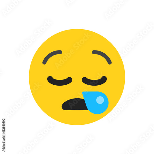 Sleepy Face - Emoticon	
